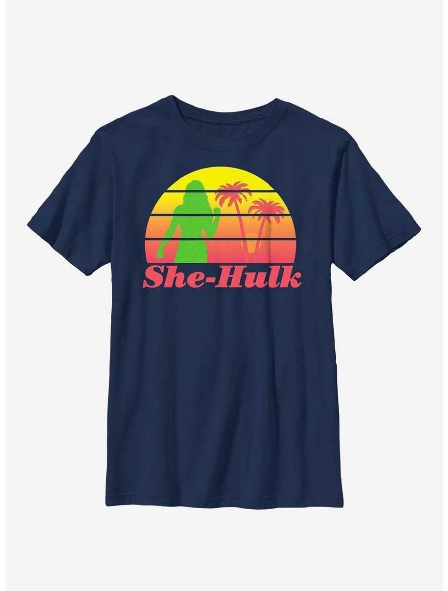 Youth | * Boxlunch Marvel She-Hulk Retro Sunset Youth T-Shirt