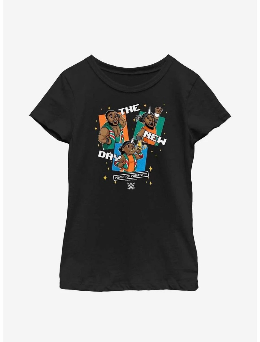 Youth | * Boxlunch Wwe The New Day 8-Bit Youth Girls T-Shirt