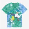 Toddler | * Disney The Little Mermaid Flounder & Scuttle Tie-Dye Toddler T-Shirt Boxlunch Exclusive