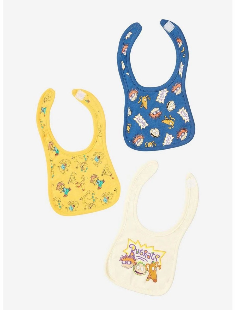 Accessories | * Rugrats Tommy Chuckie & Spike Bib Set Boxlunch Exclusive