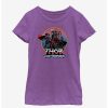 Youth | * Boxlunch Marvel Thor: Love And Thunder Asgardians Circle Badge Youth Girls T-Shirt