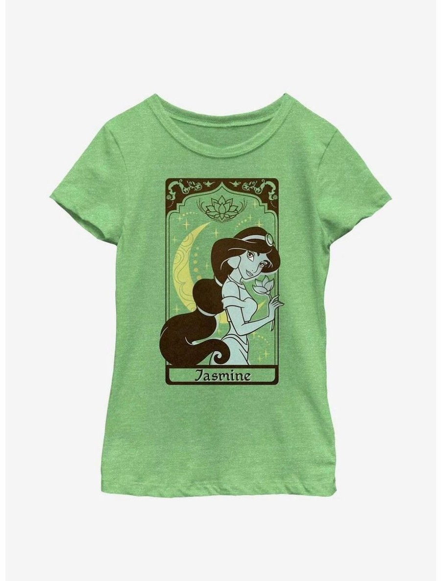 Youth | * Boxlunch Disney Aladdin Tarot Card Jasmine Youth Girls T-Shirt