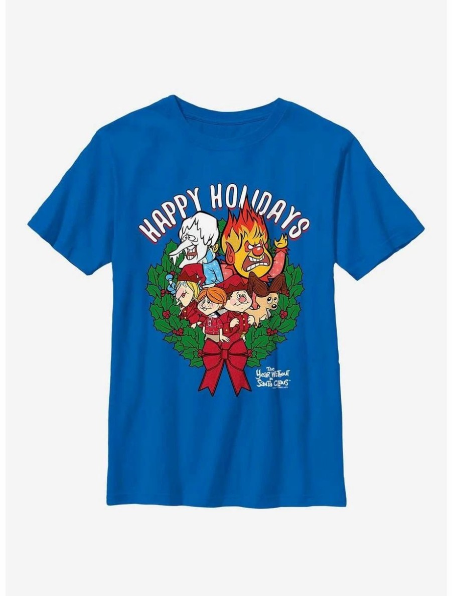 Youth | * Boxlunch The Year Without Santa Claus Wreath Group Youth T-Shirt