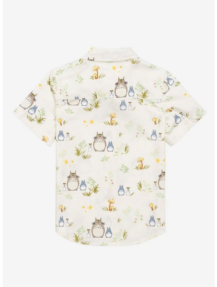 Toddler | * Studio Ghibli My Neighbor Totoro Forest Spirits & Flora Toddler Woven Button-Up Boxlunch Exclusive