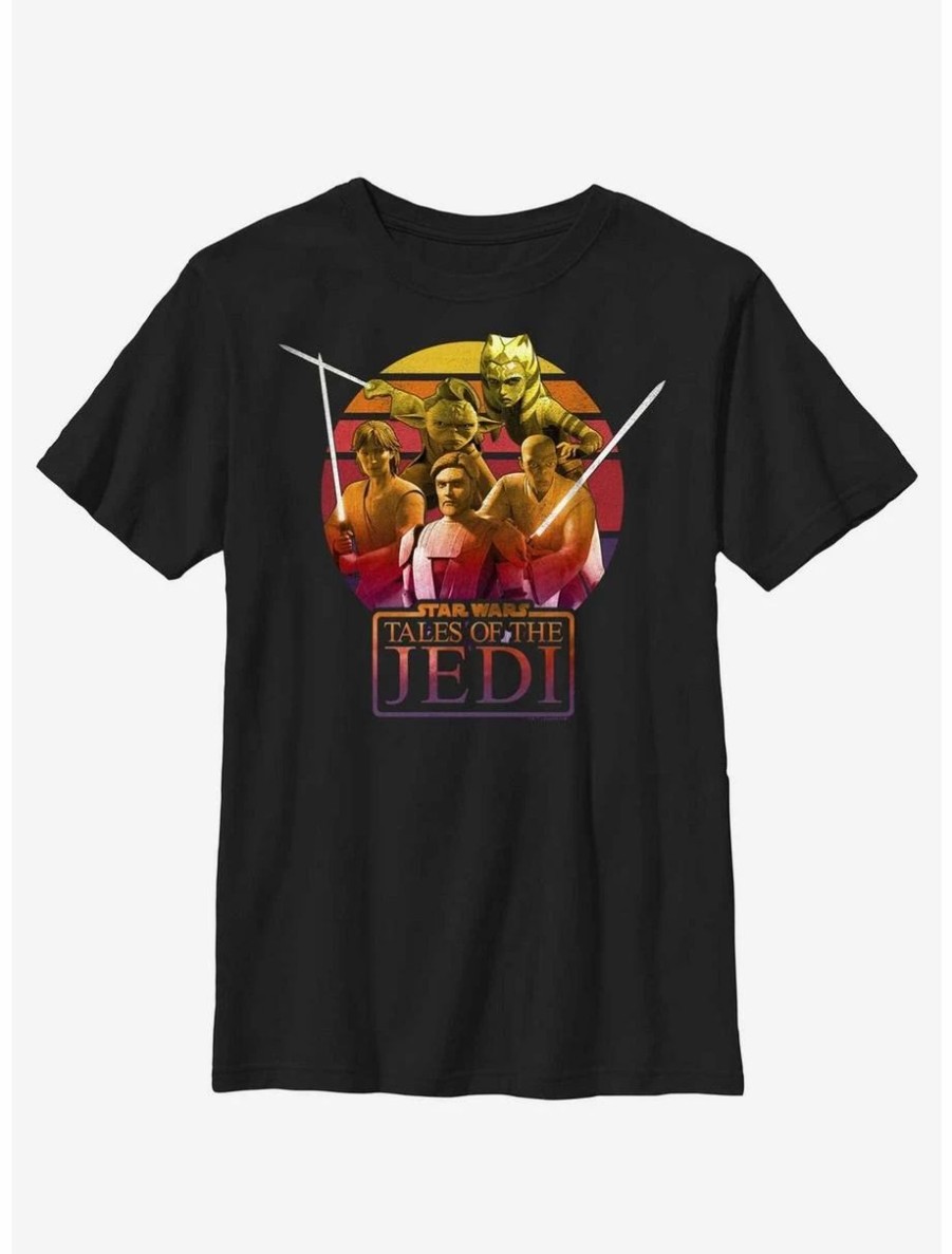 Youth | * Boxlunch Star Wars: Tales Of The Jedi Sunset Group Youth T-Shirt