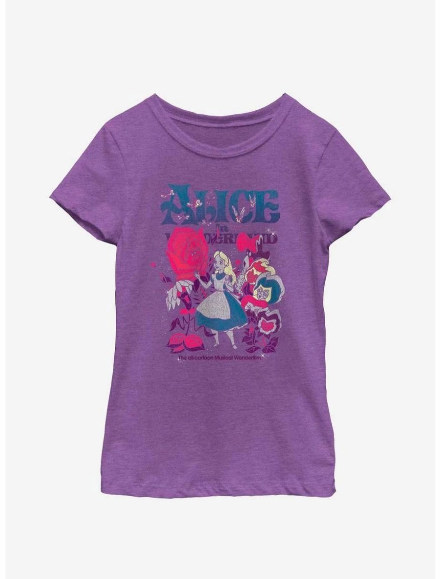 Youth | * Boxlunch Disney Alice In Wonderland Technicolor Wonderland Youth Girls T-Shirt