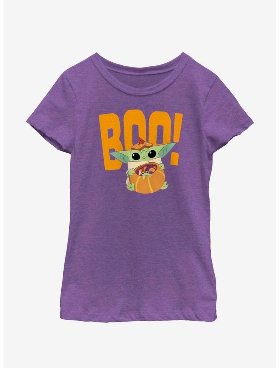 Youth | * Boxlunch Star Wars The Mandalorian The Child Boo Youth Girls T-Shirt