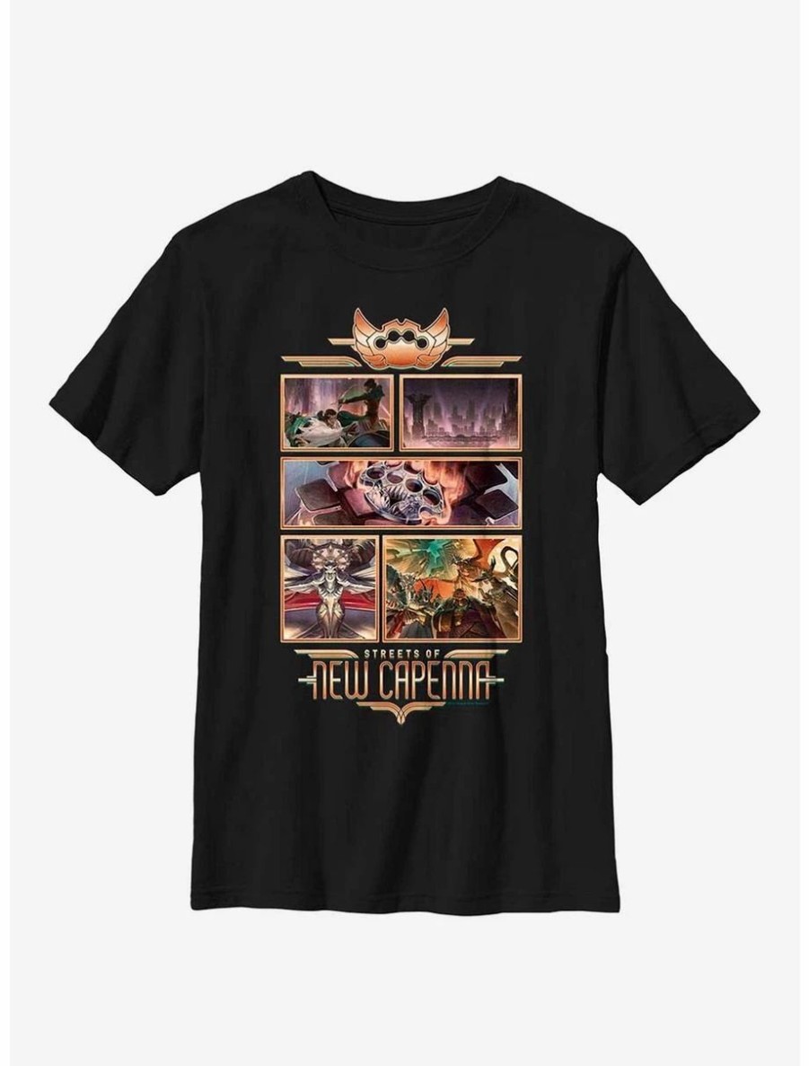 Youth | * Boxlunch Magic: The Gathering Streets Of New Capenna Collage Youth T-Shirt