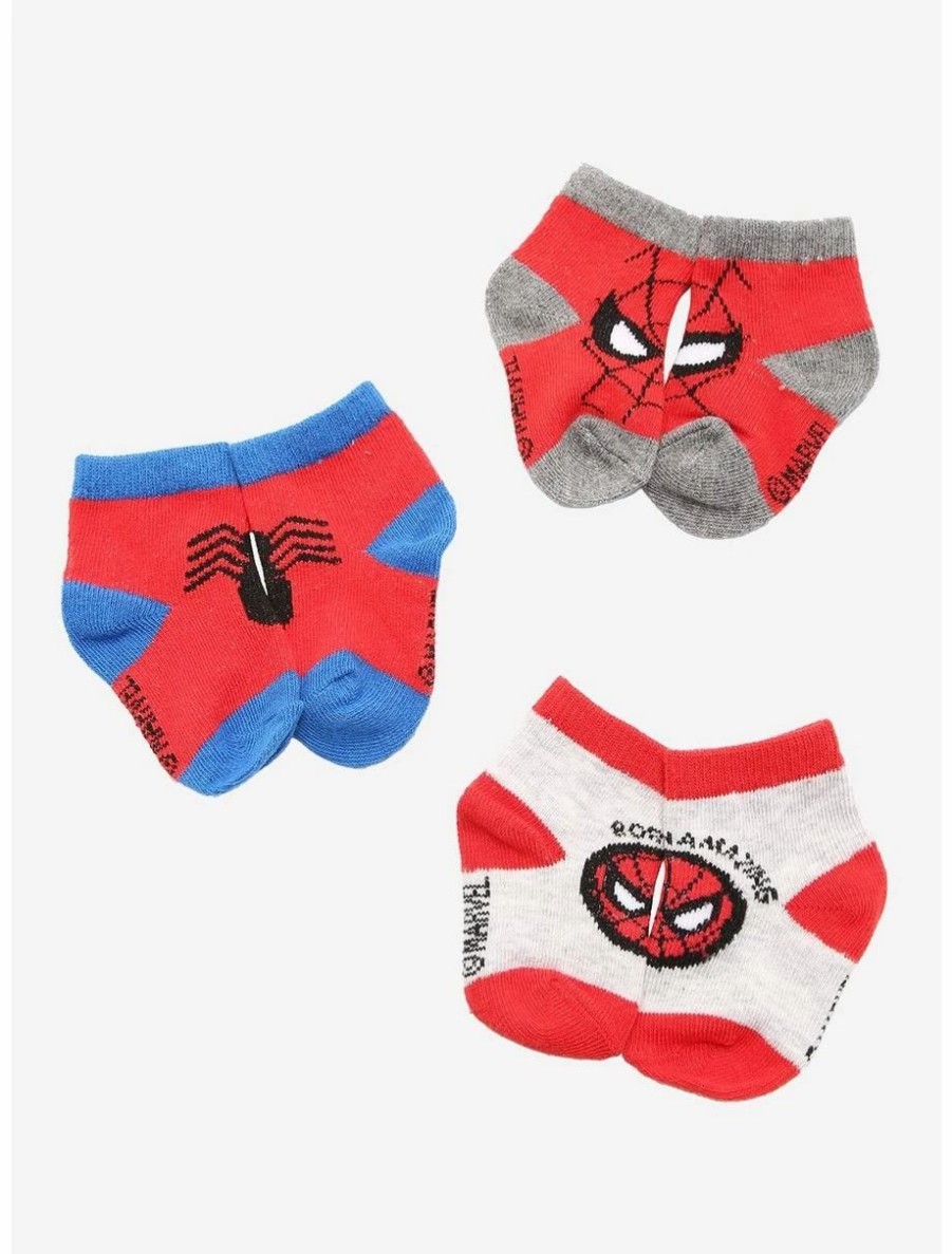 Accessories | * Spider-Man Face & Logo Infant Sock Set Boxlunch Exclusive