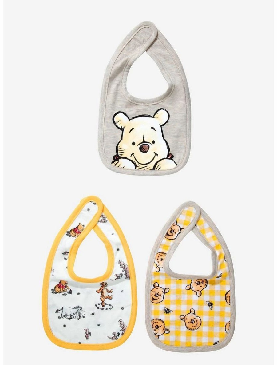 Accessories | * Winnie The Pooh Sketch Bib Set Boxlunch Exclusive