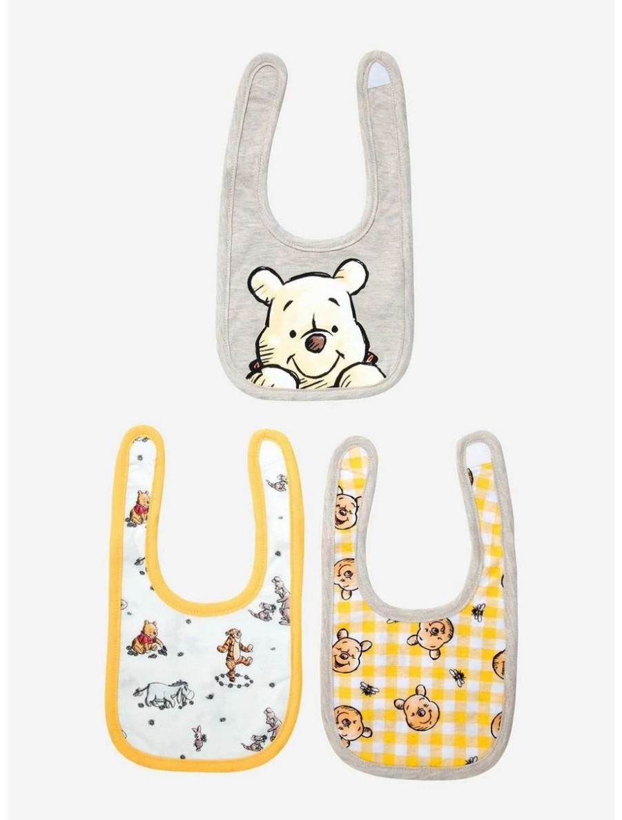 Accessories | * Winnie The Pooh Sketch Bib Set Boxlunch Exclusive