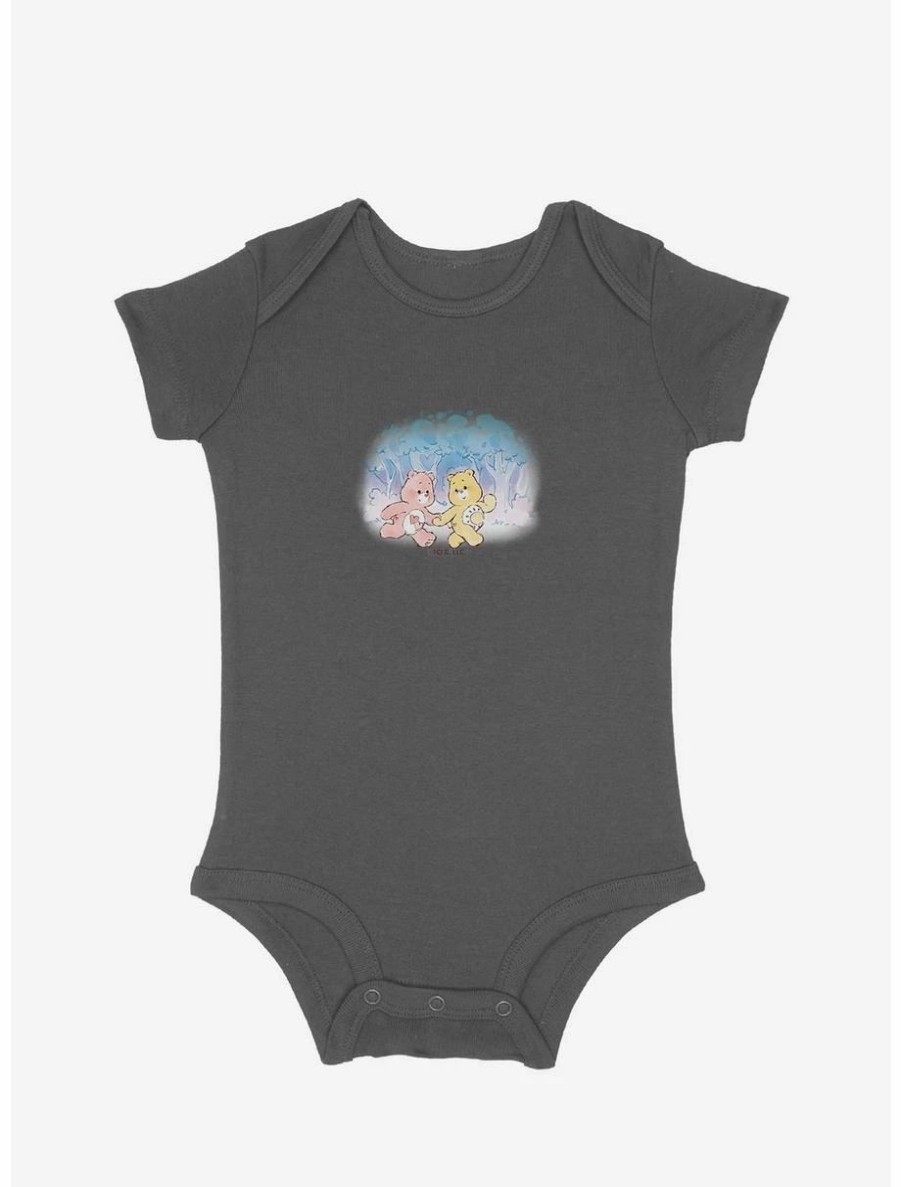 Infant | * Boxlunch Care Bears Love-A-Lot And Funshine Bear Skipping Infant Bodysuit