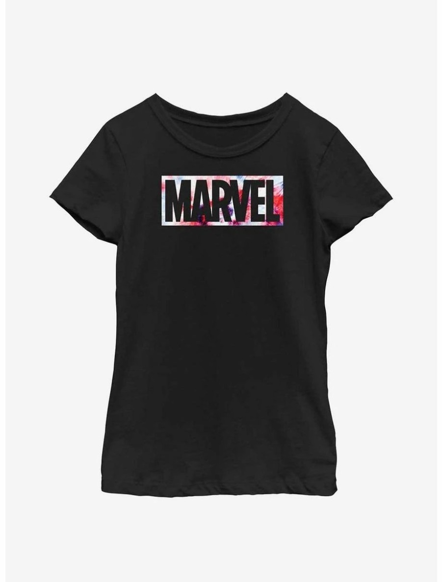 Youth | * Boxlunch Marvel Tie-Dye Logo Youth Girls T-Shirt