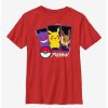 Youth | * Boxlunch Pokemon Gengar, Pikachu, & Eevee Youth T-Shirt