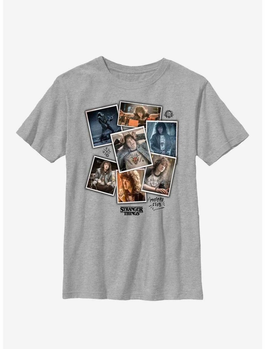 Youth | * Boxlunch Stranger Things Eddie Collage Youth T-Shirt