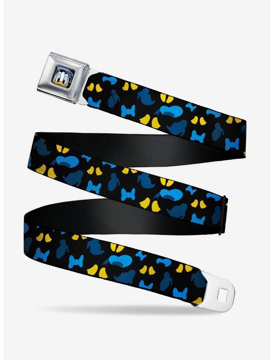 Accessories | * Boxlunch Disney Donald Duck Elements Scattered Youth Seatbelt Belt