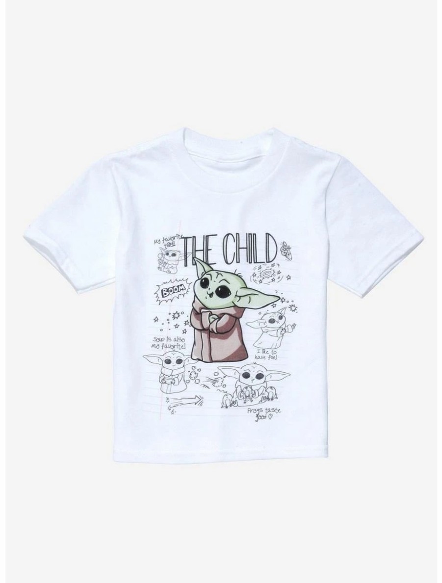 Toddler | * Star Wars The Mandalorian The Child Sketch Toddler T-Shirt Boxlunch Exclusive