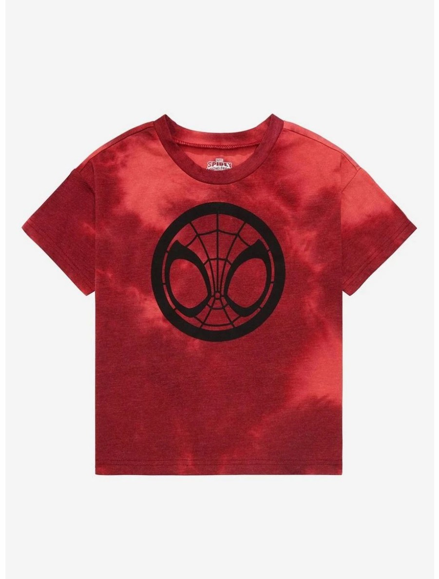 Toddler | * Marvel Spider-Man Spidey Face Tie-Dye Toddler T-Shirt Boxlunch Exclusive