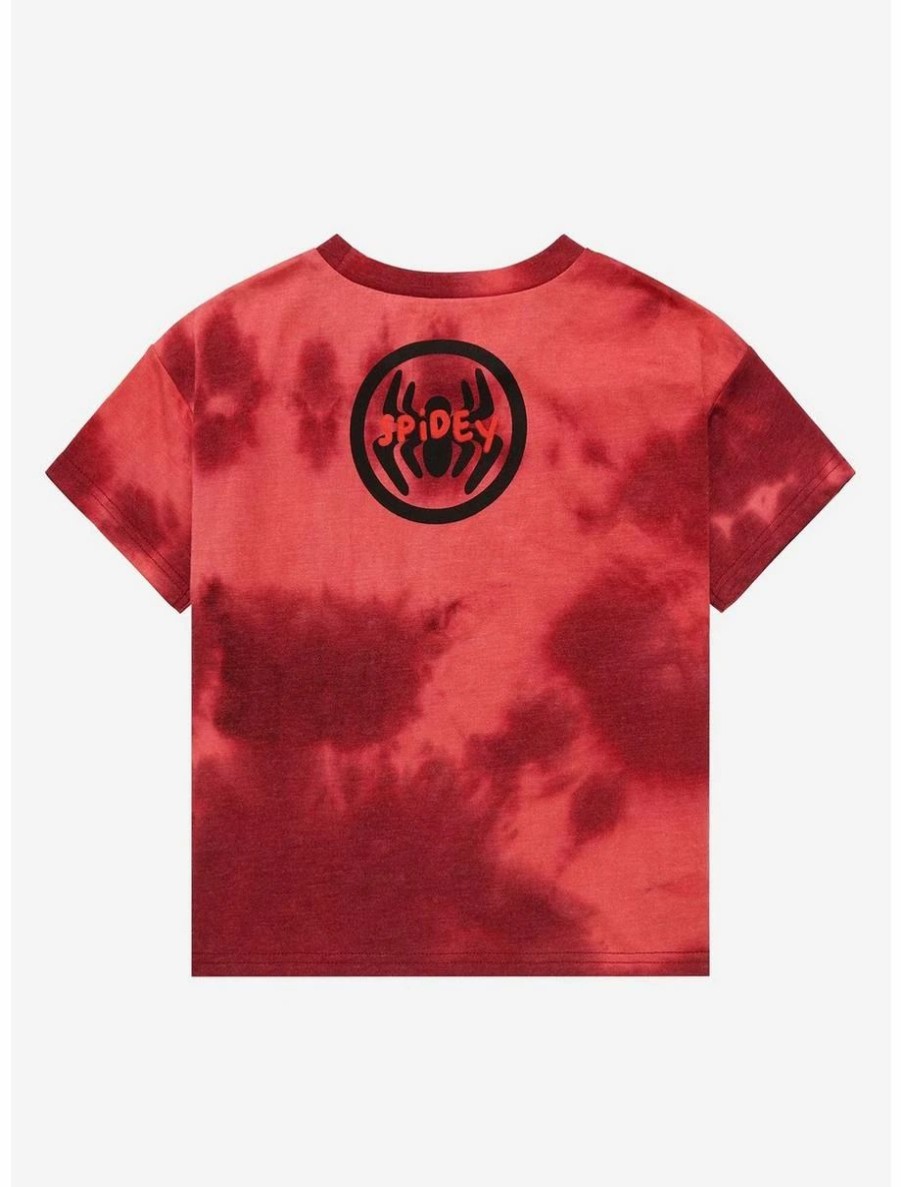 Toddler | * Marvel Spider-Man Spidey Face Tie-Dye Toddler T-Shirt Boxlunch Exclusive