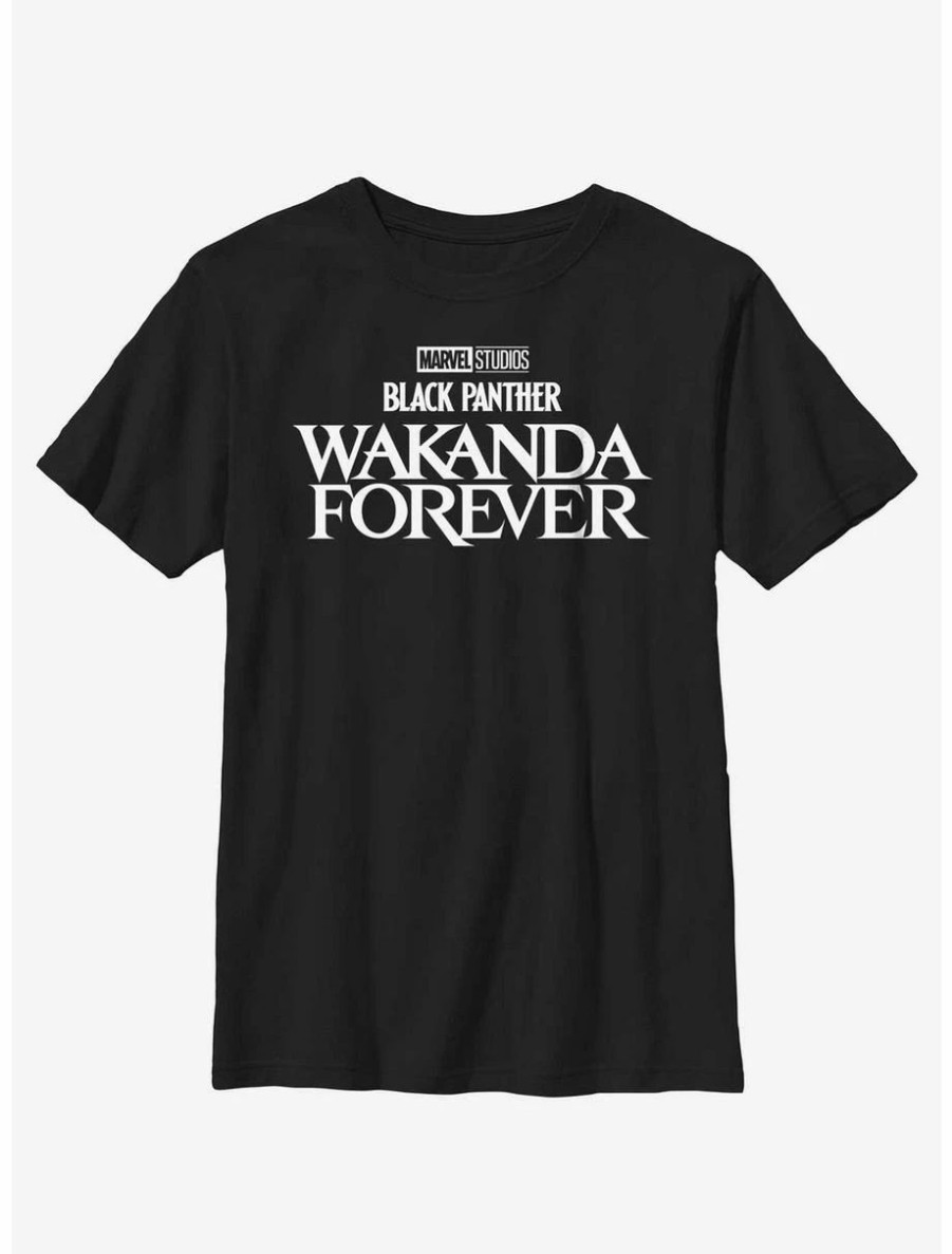 Youth | * Boxlunch Marvel Black Panther Wakanda Forever Logo Youth T-Shirt