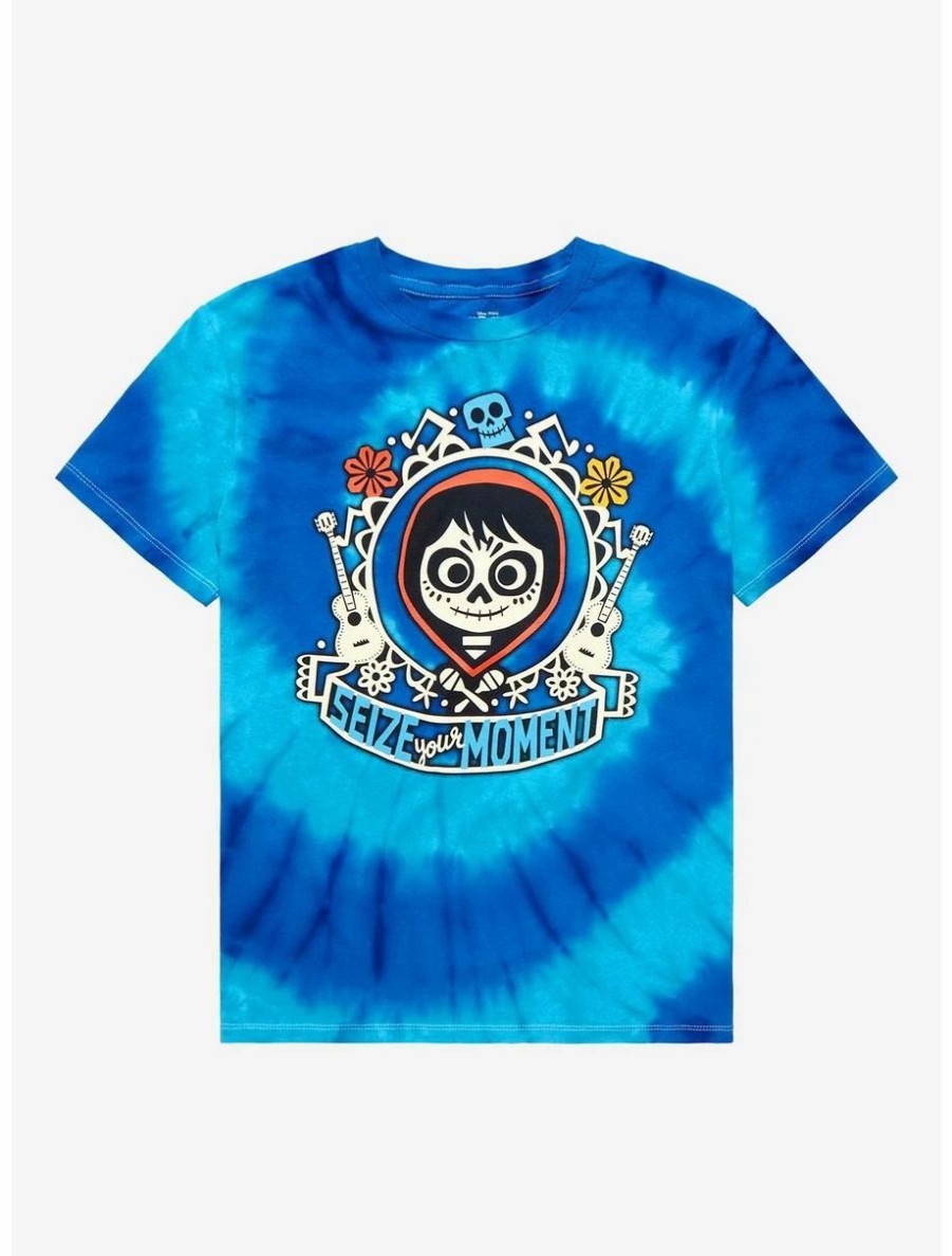 Youth | * Boxlunch Disney Pixar Coco Seize Your Moment Youth Tie-Dye T-Shirt