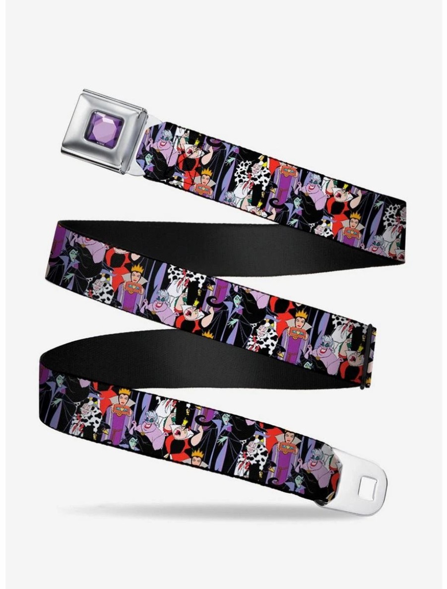 Accessories | * Boxlunch Disney Villains Stacked Youth Seatbelt Belt