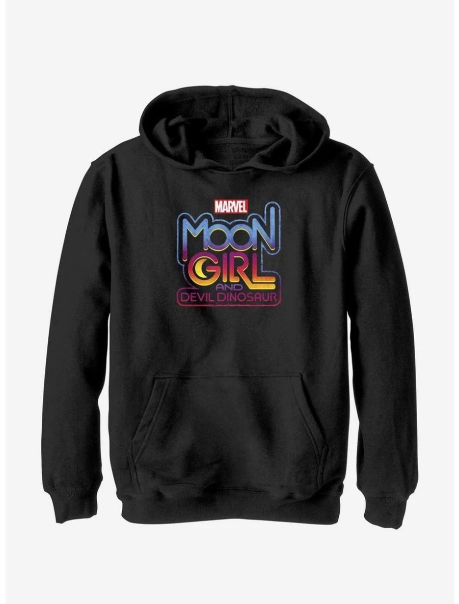 Youth | * Boxlunch Marvel Moon Girl And Devil Dinosaur Moon Girl Logo Youth Hoodie