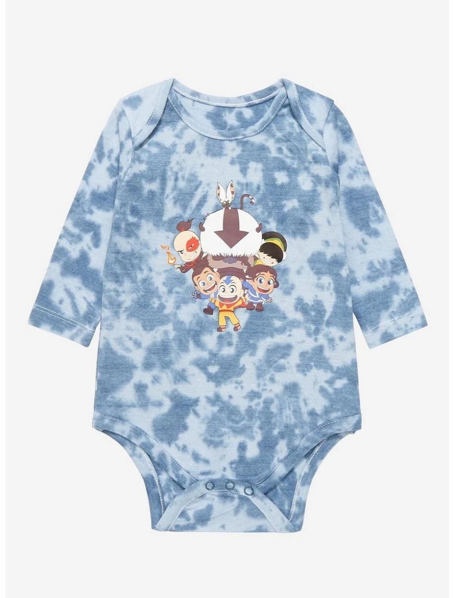 Infant | * Avatar: The Last Airbender Chibi Gaang Group Portrait Tie-Dye Infant One-Piece Boxlunch Exclusive