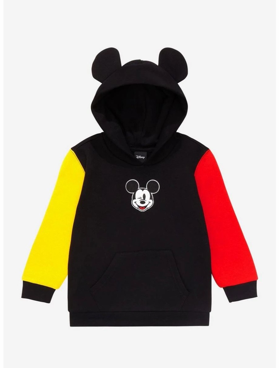 Toddler | * Boxlunch Disney Mickey Mouse Color Block Eared Toddler Hoodie