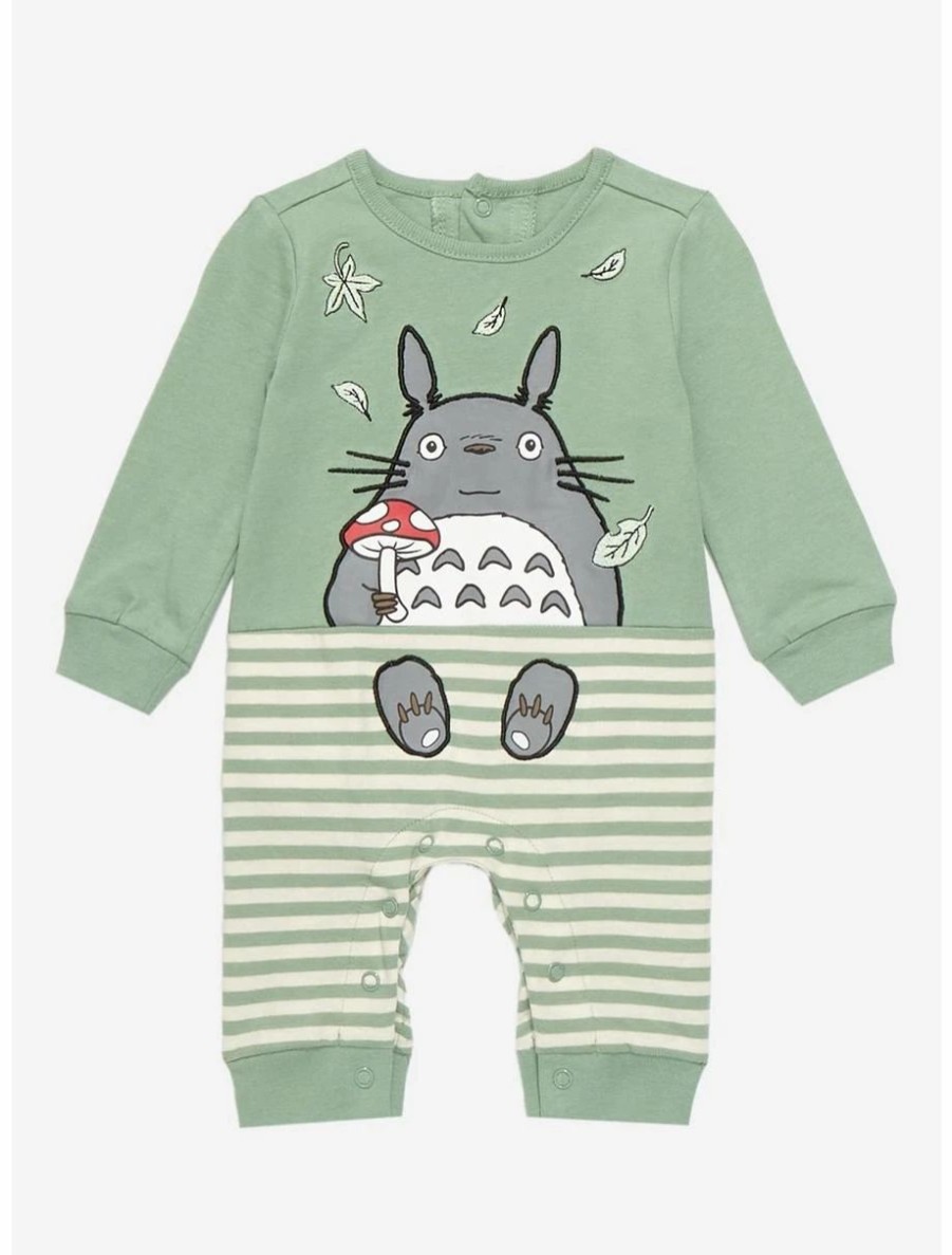 Infant | * Boxlunch Our Universe Studio Ghibli My Neighbor Totoro Mushroom Striped Infant One-Piece