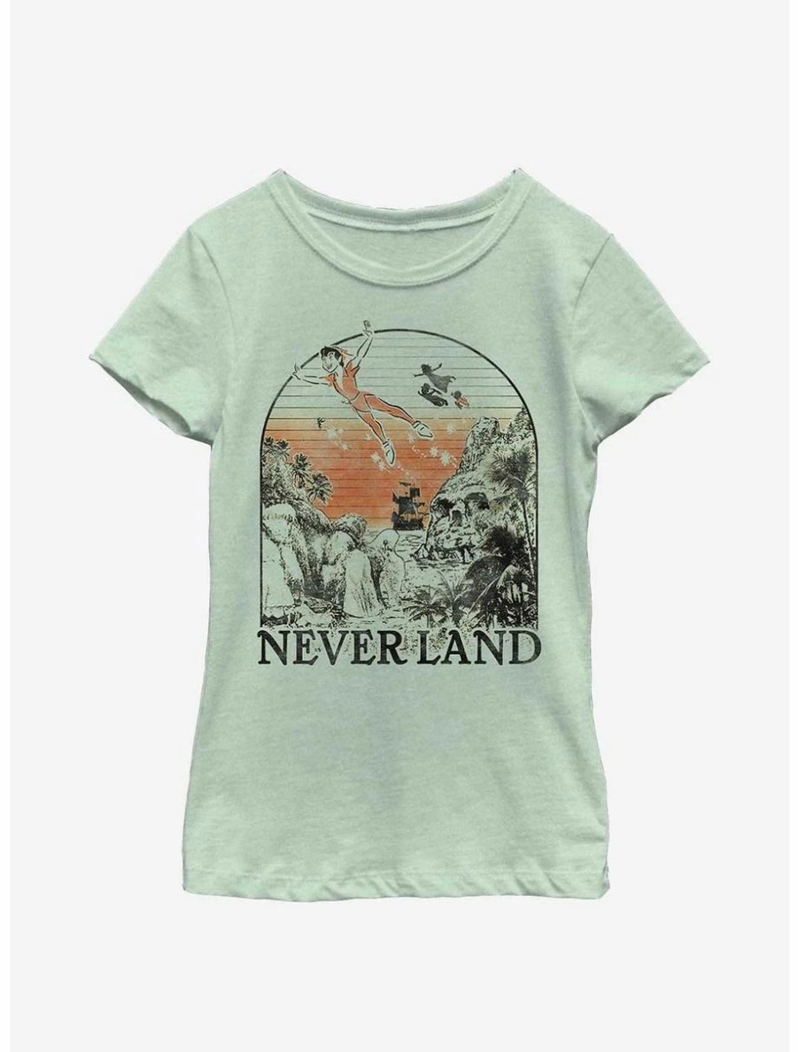 Youth | * Boxlunch Disney Peter Pan Neverland Vintage Youth Girls T-Shirt