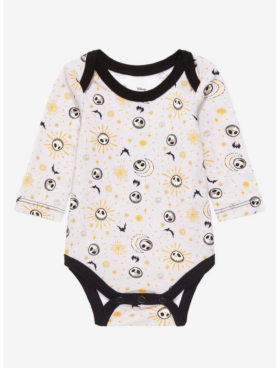 Infant | * Disney The Nightmare Before Christmas Jack Skellington Allover Print Long Sleeve Infant One-Piece Boxlunch Exclusive