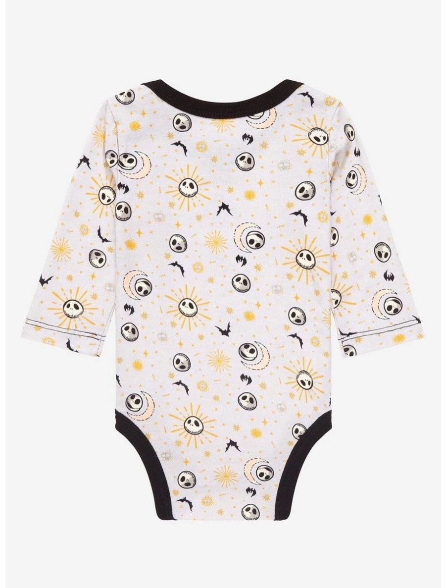 Infant | * Disney The Nightmare Before Christmas Jack Skellington Allover Print Long Sleeve Infant One-Piece Boxlunch Exclusive