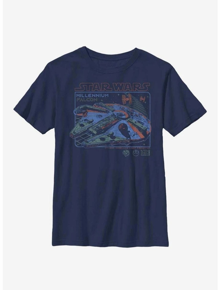 Youth | * Boxlunch Star Wars Millennium Blue Print Youth T-Shirt