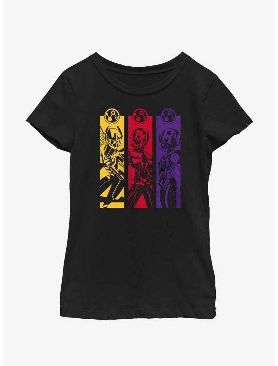 Youth | * Boxlunch Marvel Ant-Man And The Wasp: Quantumania Pym Tech Trio Youth Girls T-Shirt