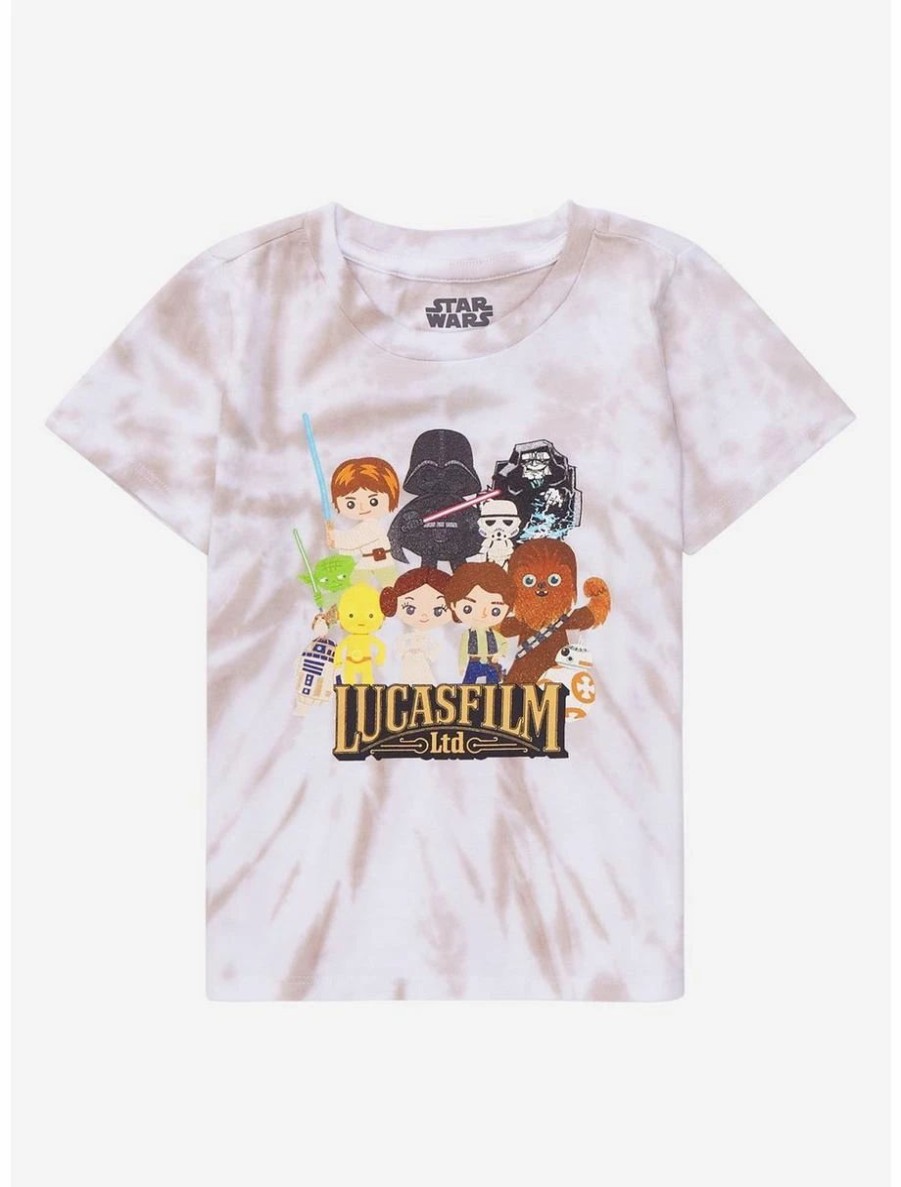 Toddler | * Star Wars Chibi Characters & Lucasfilm Logo Toddler Tie-Dye T-Shirt Boxlunch Exclusive