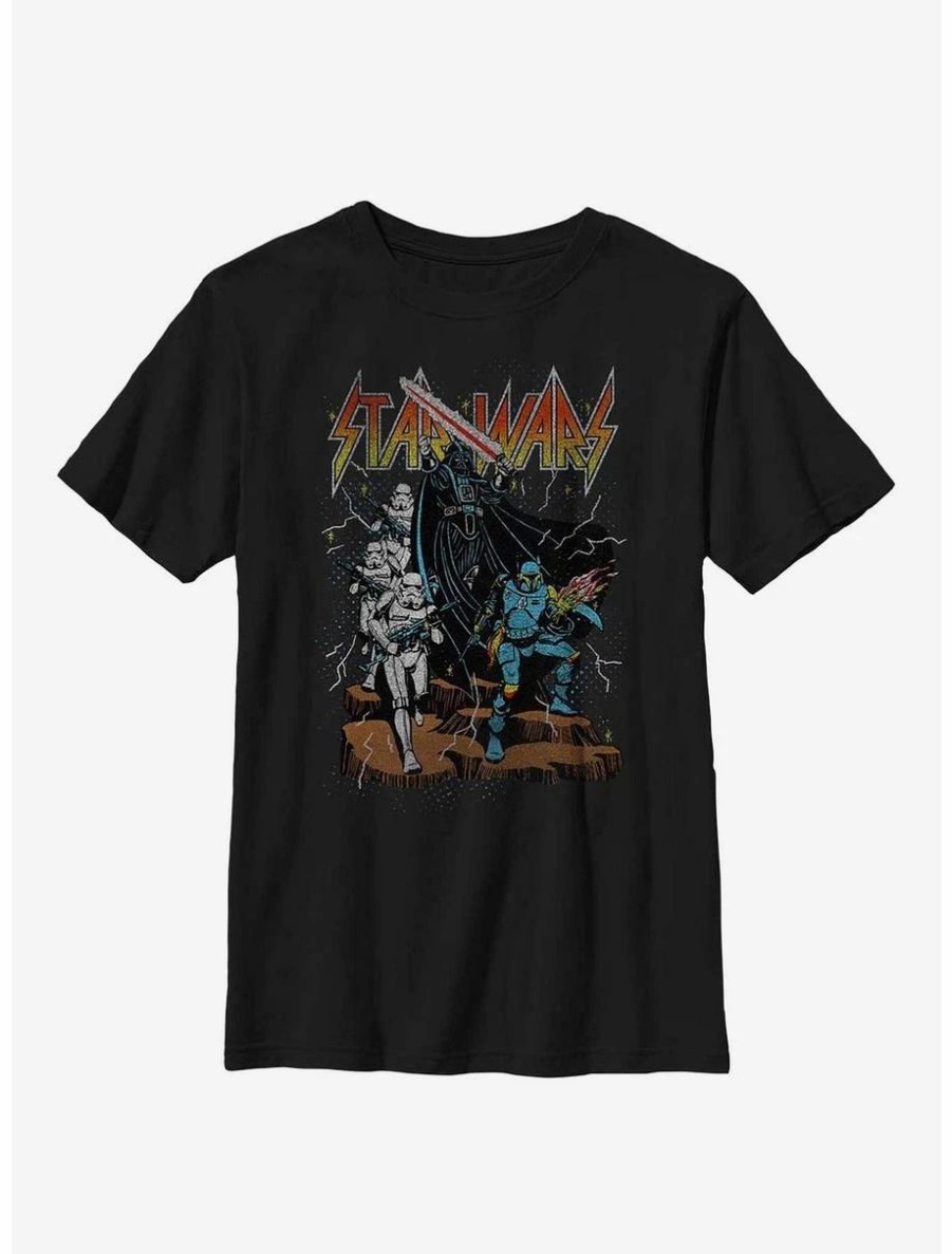 Youth | * Boxlunch Star Wars Metal Band Logo Youth T-Shirt