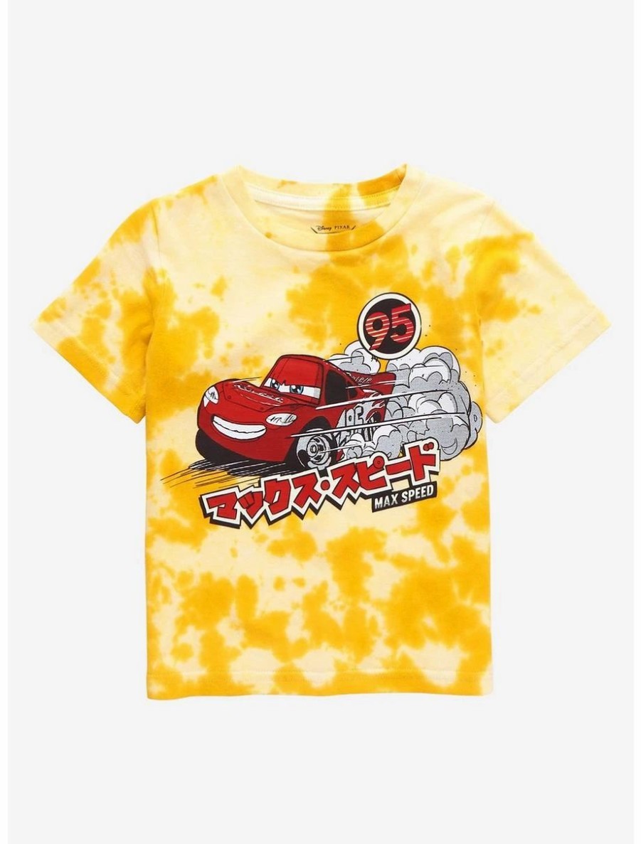 Toddler | * Disney Pixar Cars Lightning Mcqueen Max Speed Tie-Dye Toddler T-Shirt Boxlunch Exclusive