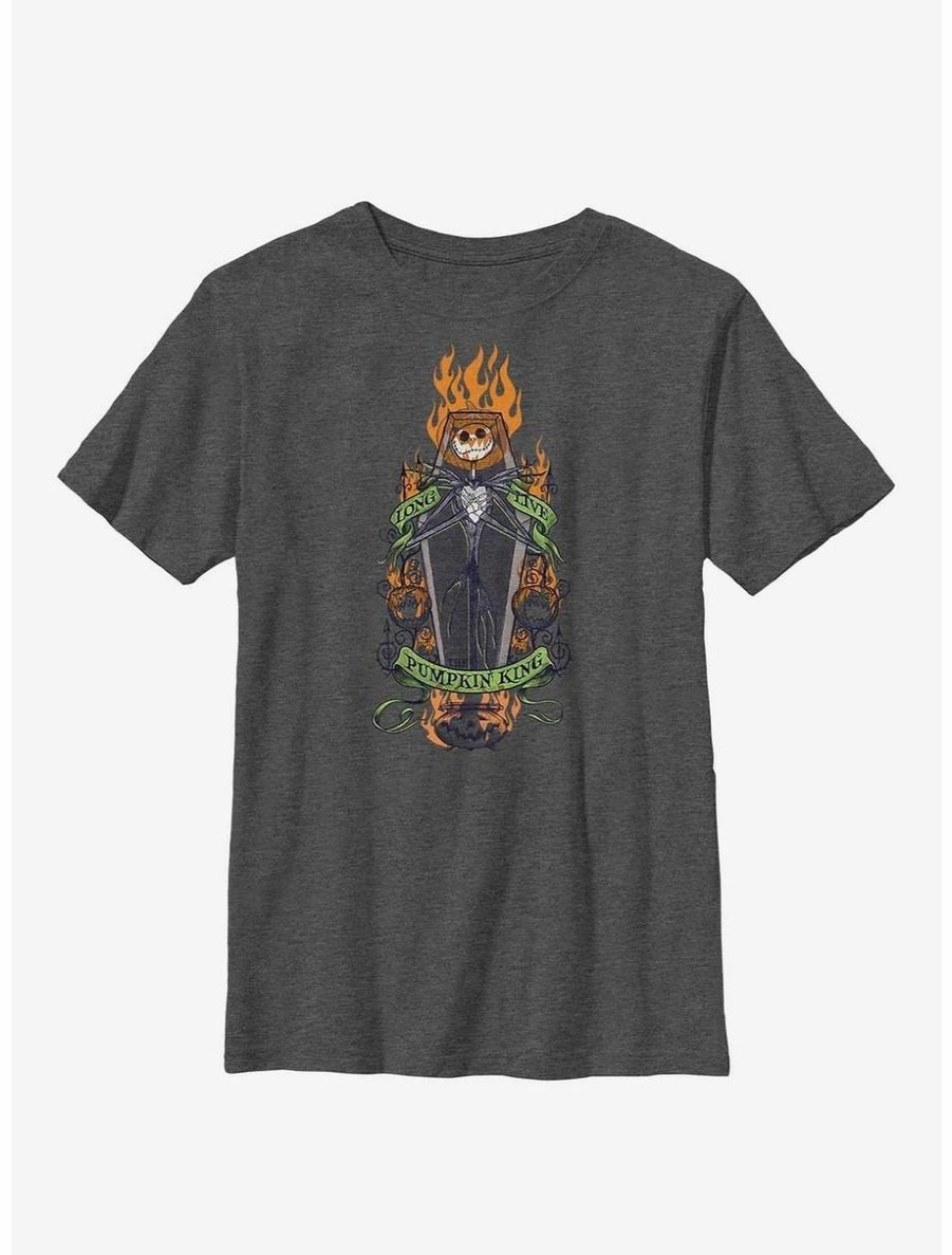 Youth | * Boxlunch Disney Nightmare Before Christmas Long Live Pumpkin King Jack Youth T-Shirt