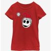 Youth | * Boxlunch Disney The Nightmare Before Christmas Santa Hat Jack Youth Girls T-Shirt