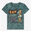 Toddler | * Marvel Guardians Of The Galaxy Groot Eat Sleep Tie-Dye Toddler T-Shirt Boxlunch Exclusive