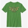 Youth | * Boxlunch The Legend Of Zelda Camo Hyrule Crest Youth T-Shirt