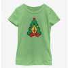 Youth | * Boxlunch Marvel Guardians Of The Galaxy Holiday Special Christmas Tree Badge Youth Girls T-Shirt