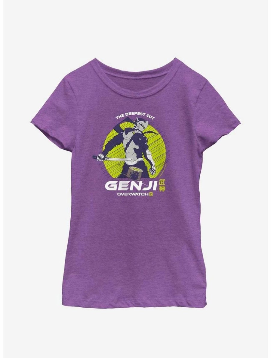 Youth | * Boxlunch Overwatch 2 Genji The Deepest Cut Youth Girls T-Shirt