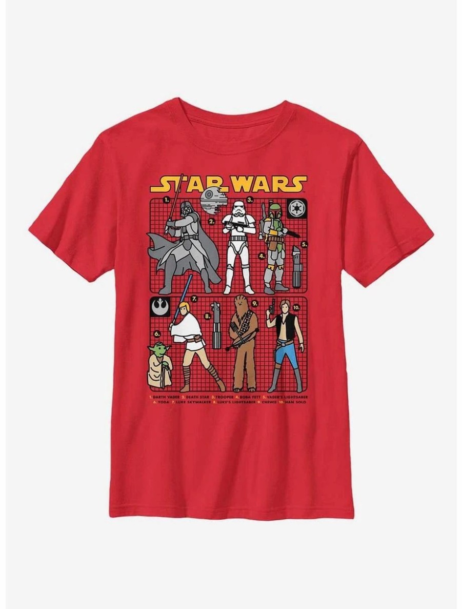 Youth | * Boxlunch Star Wars Doodle Art Group Youth T-Shirt