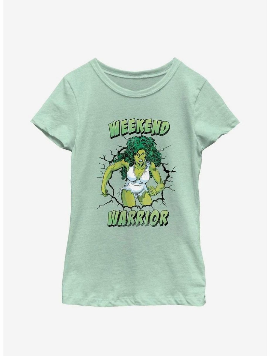 Youth | * Boxlunch Marvel She-Hulk Weekend Warrior Youth Girls T-Shirt