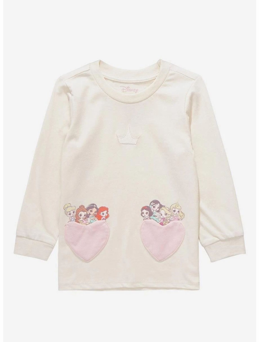 Toddler | * Our Universe Disney Princess Heart Pockets Long Sleeve Toddler T-Shirt Boxlunch Exclusive