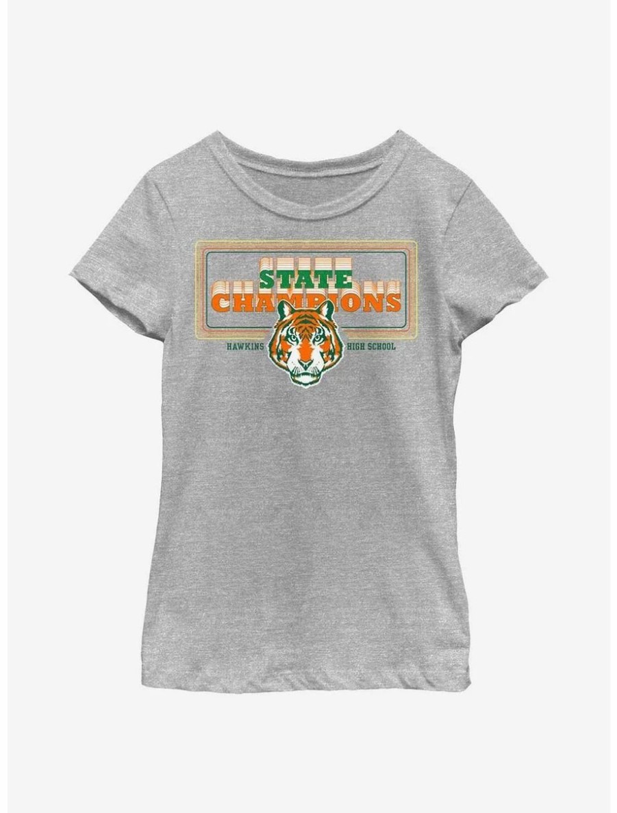 Youth | * Boxlunch Stranger Things Hawkins State Champion Youth Girls T-Shirt