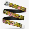 Accessories | * Boxlunch Spongebob Squarepants Patrick Starfish Poses Pineapple Youth Seatbelt Belt