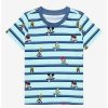 Toddler | * Disney Mickey Mouse & Friends Striped Toddler T-Shirt Boxlunch Exclusive